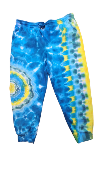 Unisex Tie Dyed Joggers Size 2XL