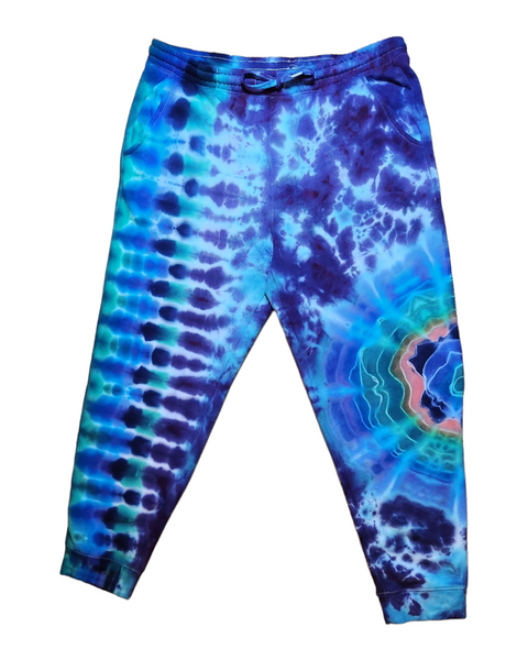 Unisex Tie Dyed Joggers Size XL